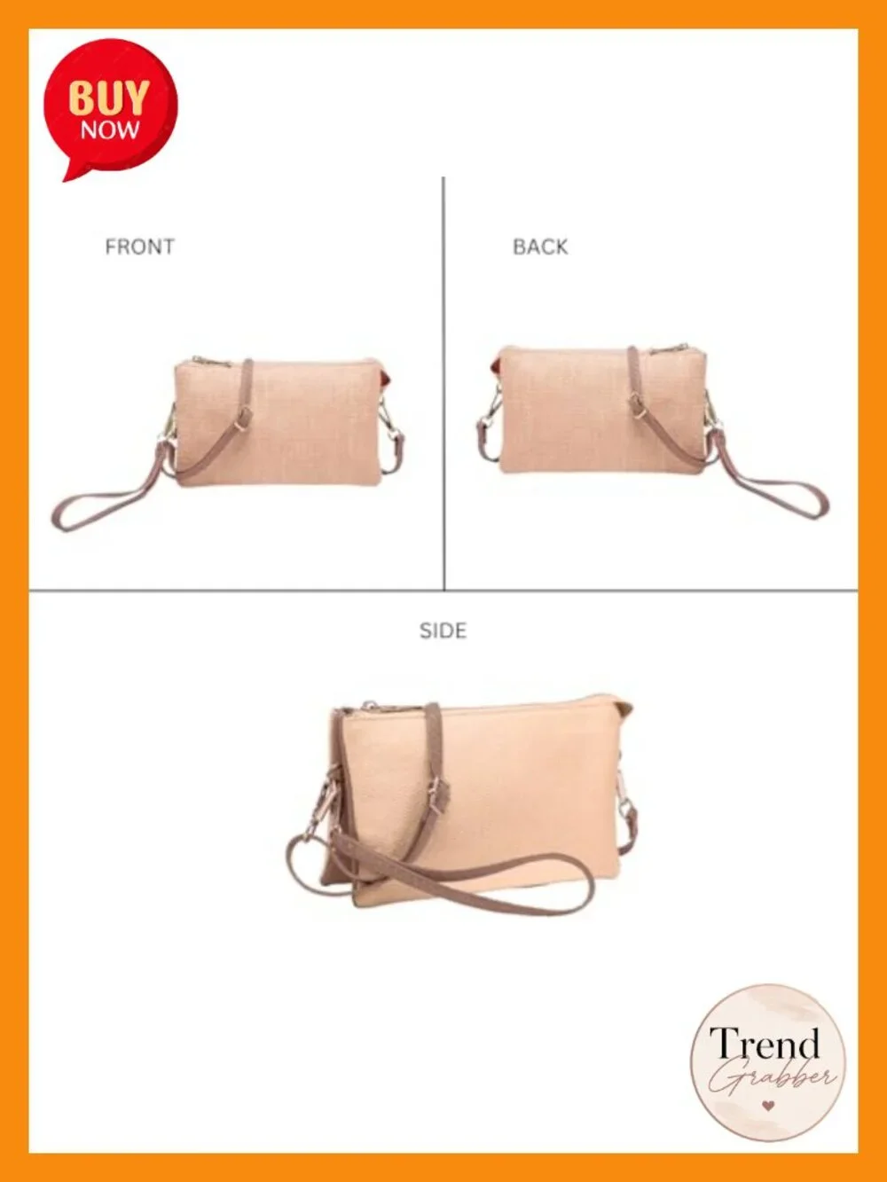 Micro Straw Crossbody Bag Vegan Leather Wristlet Clutch Wallet